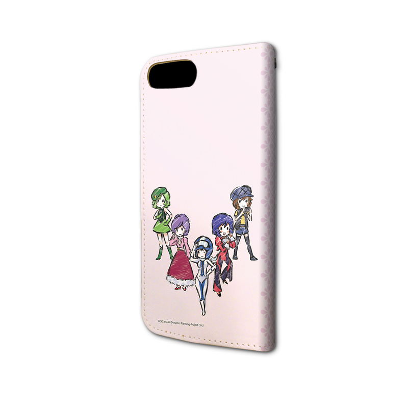 Cutie Honey Universe 01 Group Design Book Type Smartphone Case Graff Art Design (iPhone 6/6S/7/8) image 3