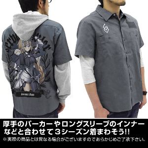 Fate/Grand Order - Jeanne D'Arc Full Color Work Shirt Gray (M Size)