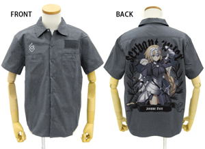 Fate/Grand Order - Jeanne D'Arc Full Color Work Shirt Gray (XL Size)_