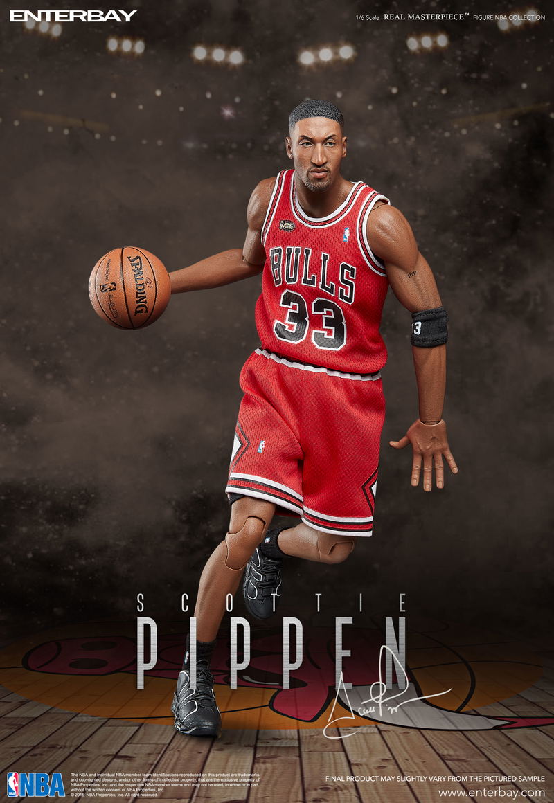 Real Masterpiece NBA Collection 1/6 Scale Pre-Painted Figure: Scottie Pippen (Re-run) image 3