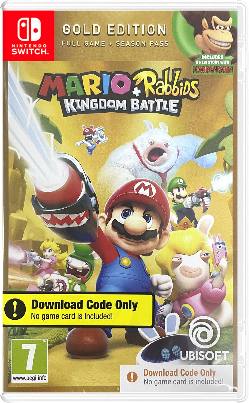 Mario + Rabbids: Kingdom Battle [Gold Edition] (Code in a box) image 1