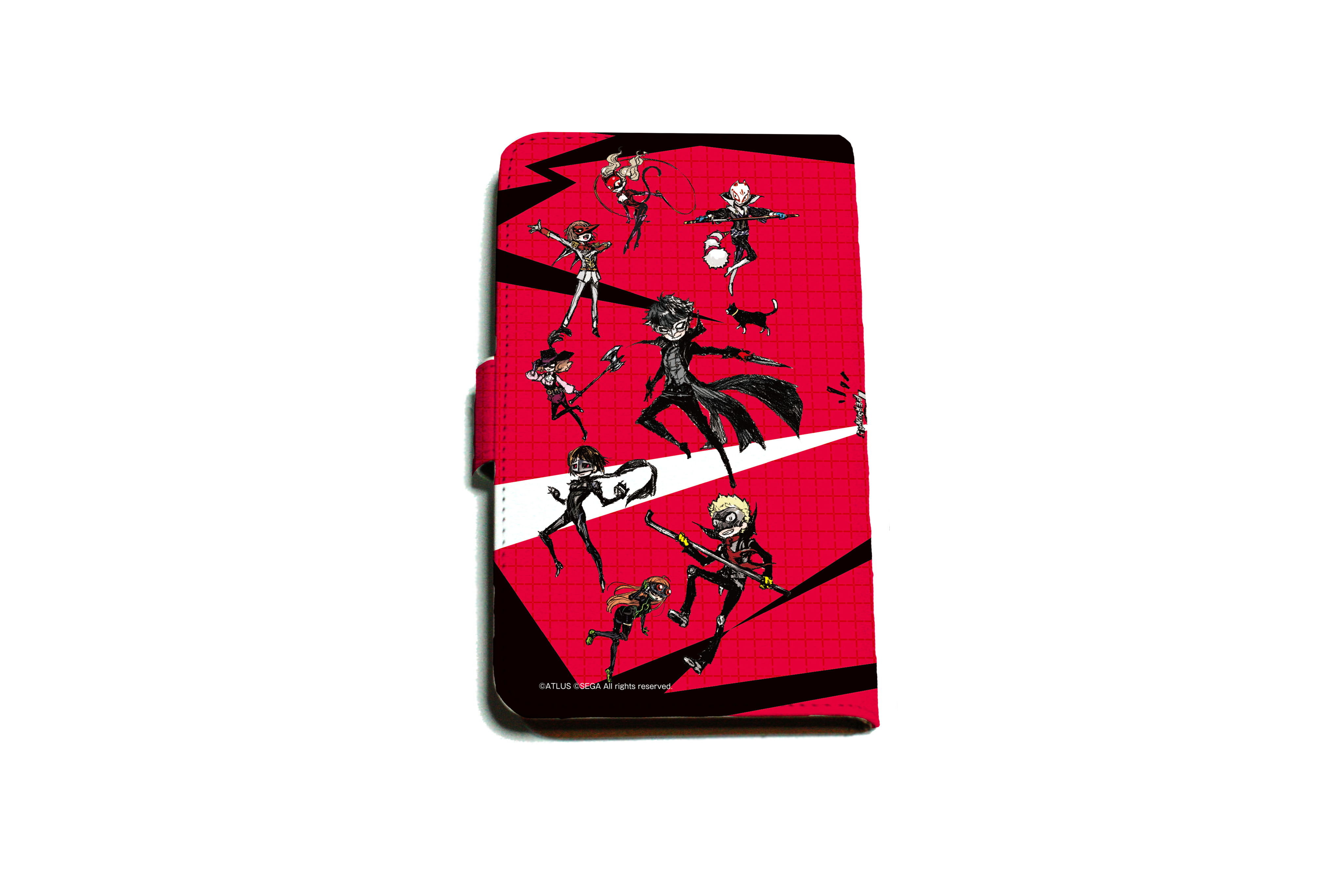 Persona 5 01 Group Book Type Multi Smartphone Case Graff Art Design