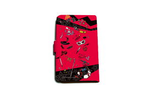 Persona 5 02 Pattern Design Book Type Multi Smartphone Case Graff Art Design_