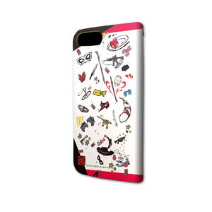 Persona 5 02 Pattern Design Book Type Smartphone Case Graff Art Design (iPhone 6/6S/7/8)_