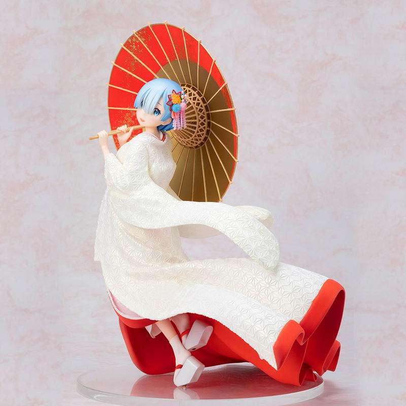 Re:Zero kara Hajimeru Isekai Seikatsu 1/7 Scale Pre-Painted Figure: Rem Shiromuku Ver. image 1