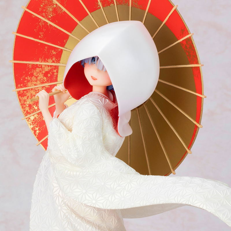 Re:Zero kara Hajimeru Isekai Seikatsu 1/7 Scale Pre-Painted Figure: Rem Shiromuku Ver. image 6