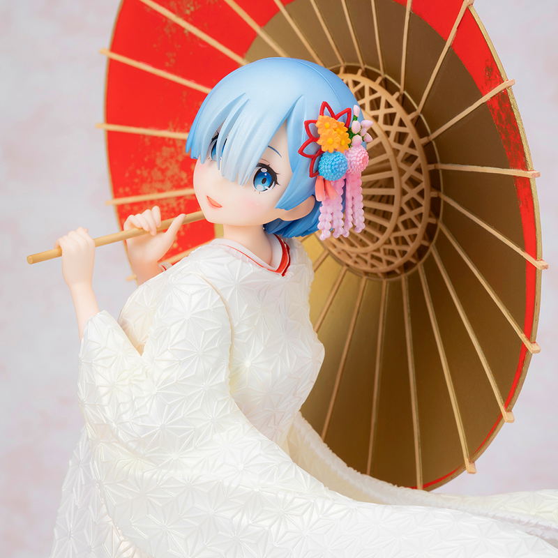 Re:Zero kara Hajimeru Isekai Seikatsu 1/7 Scale Pre-Painted Figure: Rem Shiromuku Ver. image 7