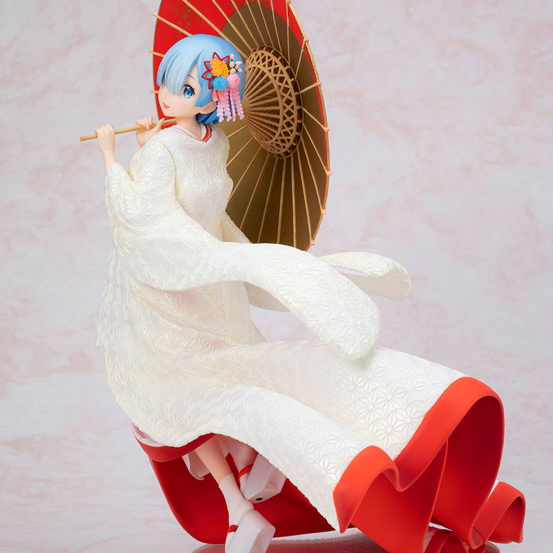 Re:Zero kara Hajimeru Isekai Seikatsu 1/7 Scale Pre-Painted Figure: Rem Shiromuku Ver. image 8