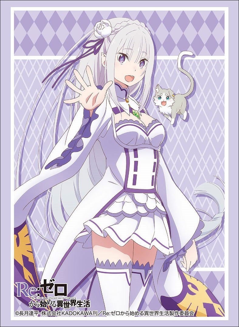 re zero card sleeves Card Sleeves High Grade Subaru & Emilia Vol.4463 Re:ZERO Starting Life in Another World 3rd Season