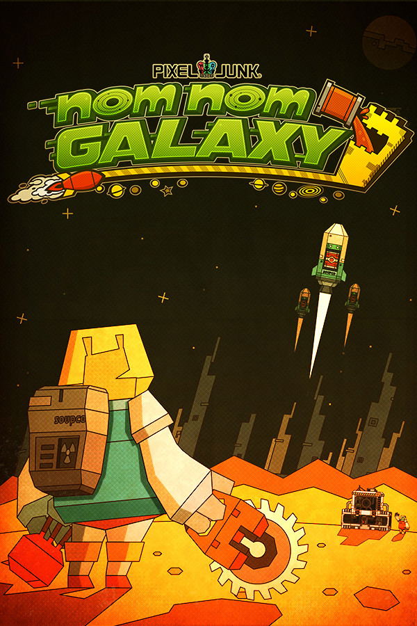 PixelJunk Nom Nom Galaxy <span class="ext" style="background-color: #2a475e; color: #FFFFFF;">STEAM</span> <span class="ext ext_digital">digital</span> image 1