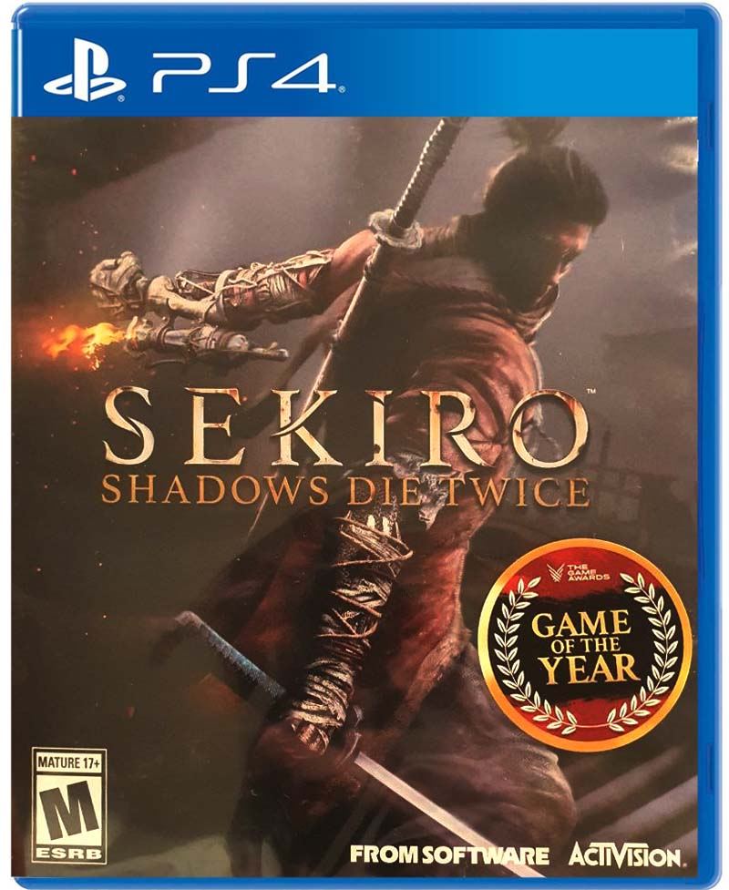 Sekiro: Shadows Die Twice (Game of Year for PlayStation 4