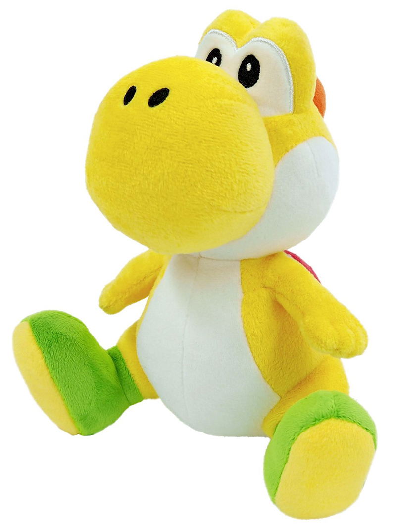 Super Mario All Star Collection Plush: AC45 Yellow Yoshi (Small) (Re-run) image 1