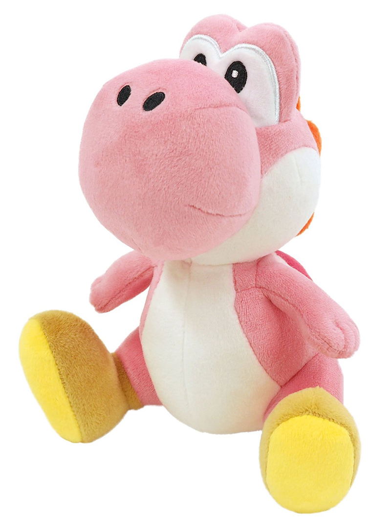 Super Mario All Star Collection Plush: AC46 Pink Yoshi (Small) (Re-run) image 1