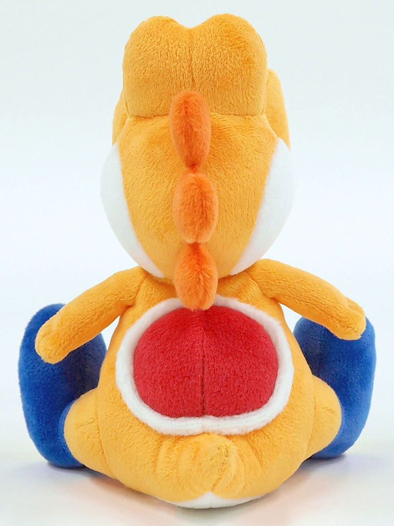 Super Mario All Star Collection Plush: AC48 Orange Yoshi (Small) (Re-run) image 3