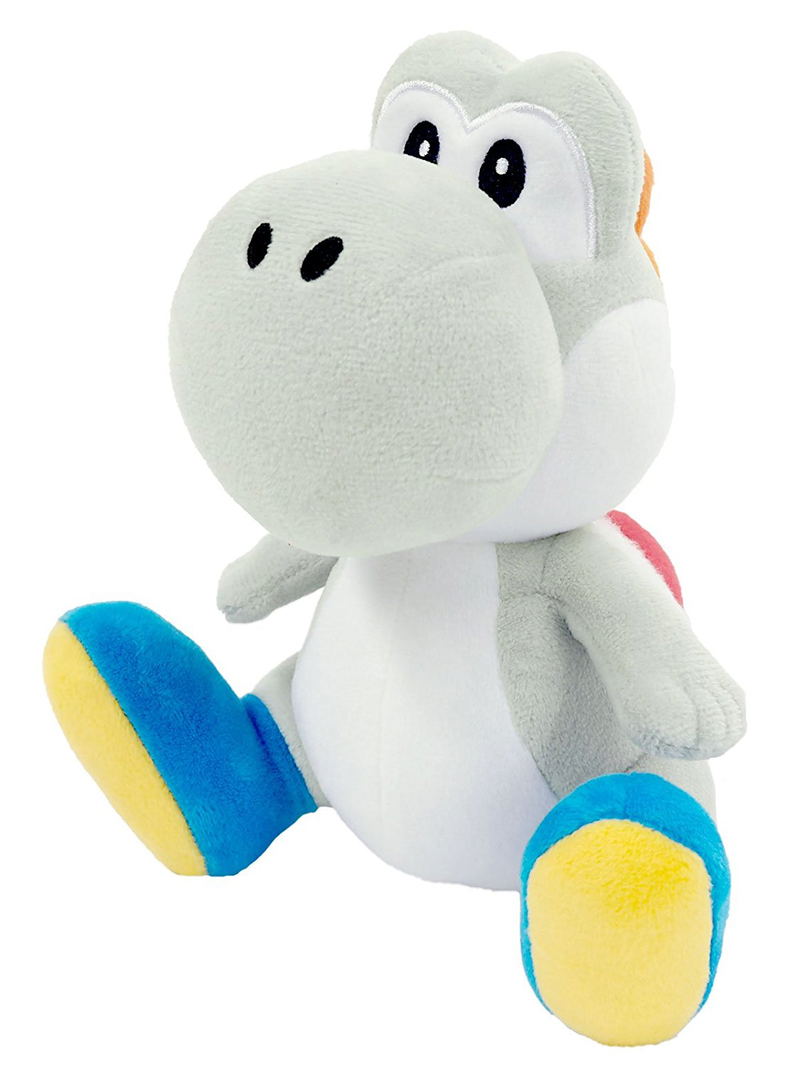 Super Mario All Star Collection Plush: AC50 White Yoshi (Small) (Re-run) image 1