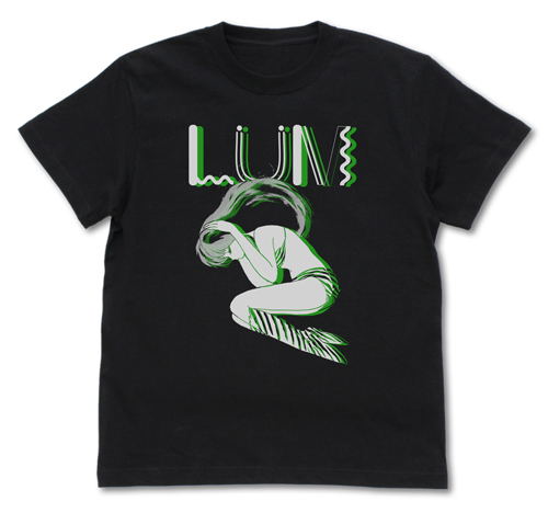 Urusei Yatsura - Boy Meets Girl T-shirt Black (XL Size) image 1