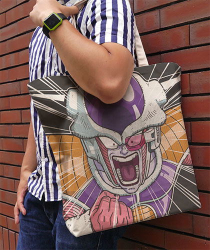 Dragon Ball Z - Frieza Full Graphic Large Tote Bag Natural image 2