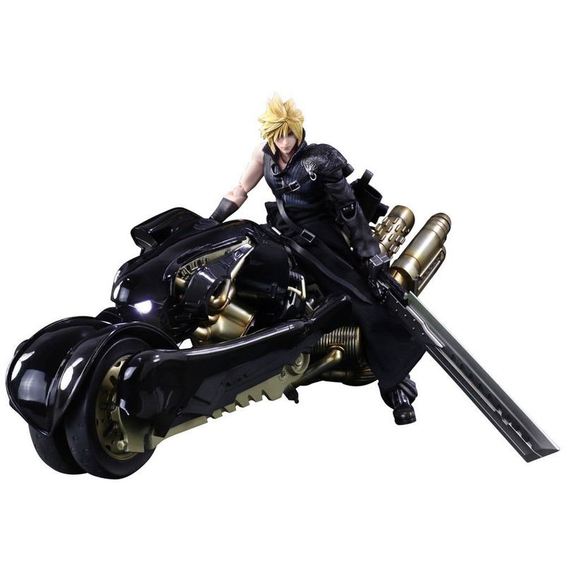 Final Fantasy VII Advent Children Play Arts Kai: Cloud Strife & Fenrir image 1