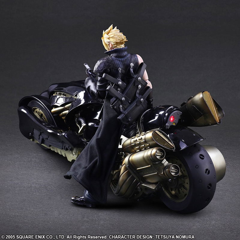 Final Fantasy VII Advent Children Play Arts Kai: Cloud Strife & Fenrir image 6