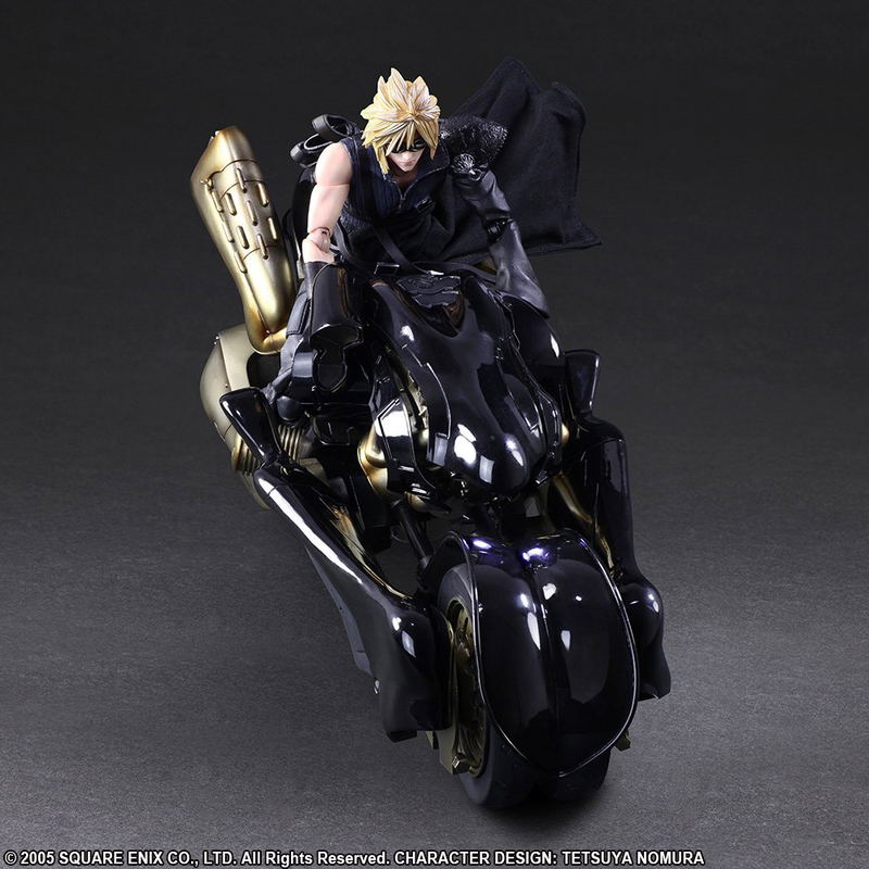 Final Fantasy VII Advent Children Play Arts Kai: Cloud Strife & Fenrir image 7
