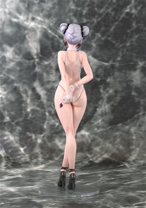 Necometal 1/7 Scale Painted Figure: Sheer White School Swimsuit