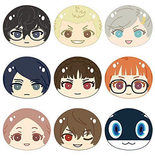 Persona 5 the Animation Omanjuu Niginigi Mascot (Set of 9 pieces) image 1