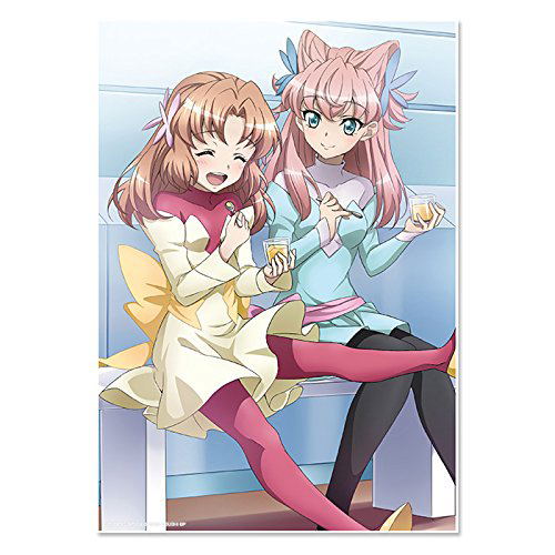 Senki Zesshou Symphogear XD Unlimited Visual Acrylic Plate: Serena's Birthday 2017 (Maria & Serena) image 1