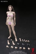VeryCool 1/6 Scale Supermodel Head Sculpt + Female Body Set (Brown Straight Hair Head) thumbnail 1