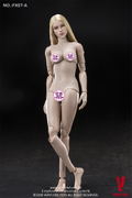 VeryCool 1/6 Scale Supermodel Head Sculpt + Female Body Set (Golden Straight Hair Head) thumbnail 2