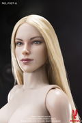 VeryCool 1/6 Scale Supermodel Head Sculpt + Female Body Set (Golden Straight Hair Head) thumbnail 3