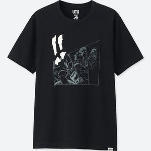 UT Jump 50th Anniversary - Dragon Ball Frieza Men's T-shirt Black (XL Size)_