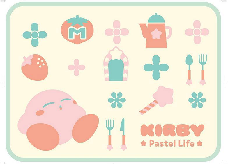 Kirby Pastel Life Bath Mat - Square image 1