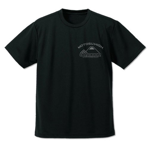 Yurucamp - Dry T-shirt Renewal Ver. Black (S Size) image 1