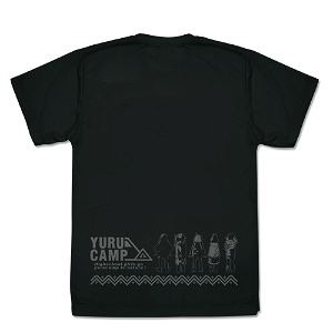 Yurucamp - Dry T-shirt Renewal Ver. Black (S Size)