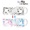 Re:Zero Starting Life In Another World Metamo Mug Cup - Rem & Ram thumbnail 1