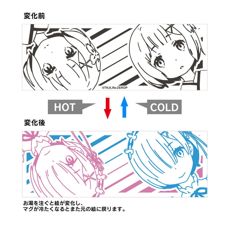 Re:Zero Starting Life In Another World Metamo Mug Cup - Rem & Ram image 2