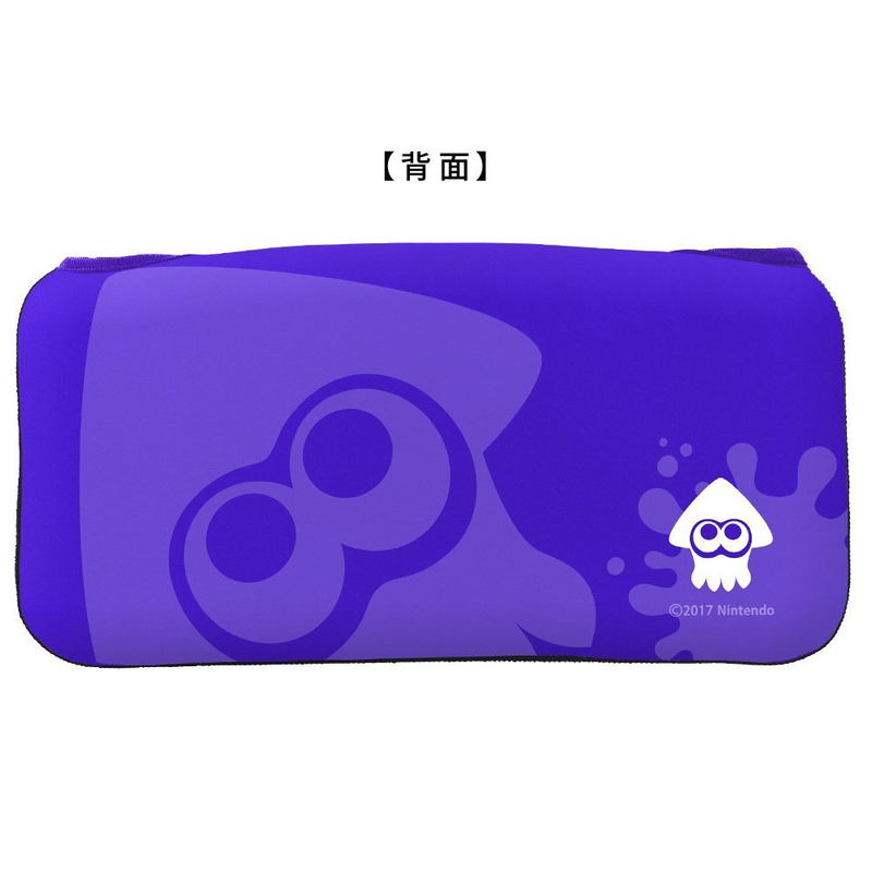 Splatoon 2 Quick Pouch Collection for Nintendo Switch (Neon Blue Squid) image 3