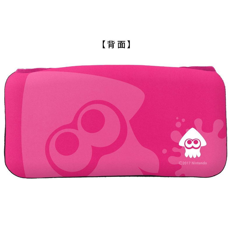 Splatoon 2 Quick Pouch Collection for Nintendo Switch (Neon Pink Squid) image 3