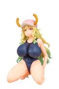 Miss Kobayashi's Dragon Maid 1/6 Scale Pre-Painted Figure: Lucoa School Swimwear Ver. thumbnail 1