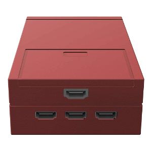 CYBER · Retro Design HDMI Selector 3-in-1 (Red)