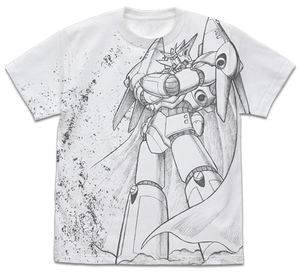 Gunbuster - Aim For The Top All Print T-shirt (White | Size XL)_