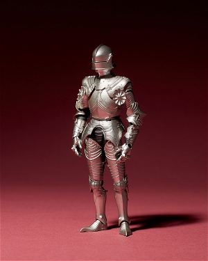 KT Project KT-021 Takeya Freely Figure: 15th Century Gothic Type Field Armor Silver