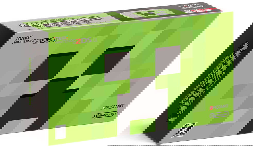 Minecraft New Nintendo 2DS LL Creeper Edition