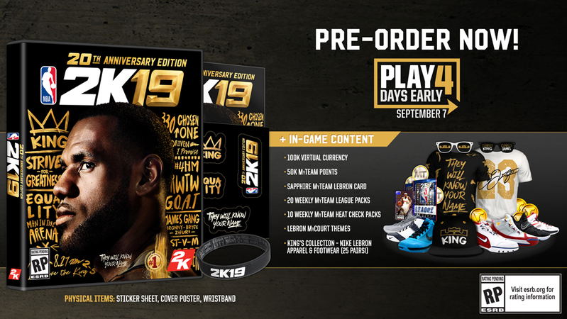 NBA 2K19 [20th Anniversary Edition] image 1
