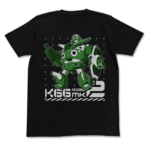 Keroro Gunso - Keroro Robo Mk-2 T-shirt Black (S Size) image 1