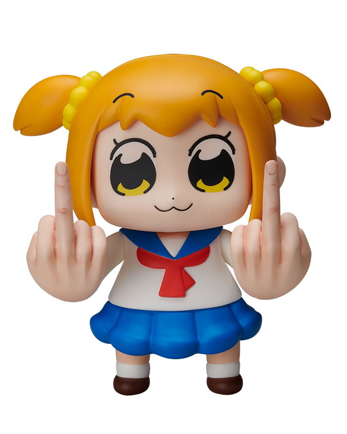 Pop Team Epic Soft Vinyl Figure Jumbo Size: Popuko image 1