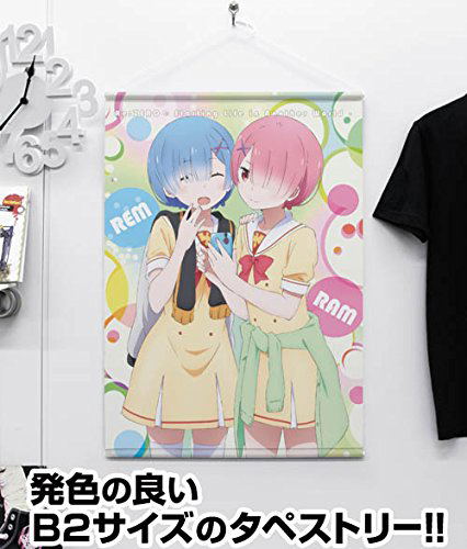 Re:Zero kara Hajimeru Isekai Seikatsu B2 Wall Scroll: Rem & Ram (Re-run) image 2