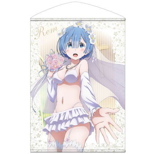 Re:Zero kara Hajimeru Isekai Seikatsu B2 Wall Scroll: Wedding Rem (Re-run) image 1
