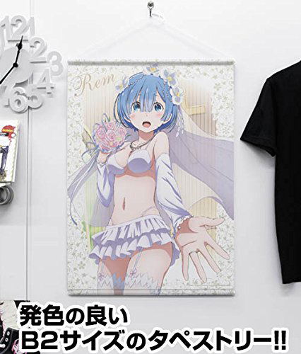 Re:Zero kara Hajimeru Isekai Seikatsu B2 Wall Scroll: Wedding Rem (Re-run) image 2