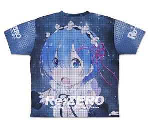 Re:Zero Starting Life In Another World - Rem Full Graphic T-shirt (L Size)